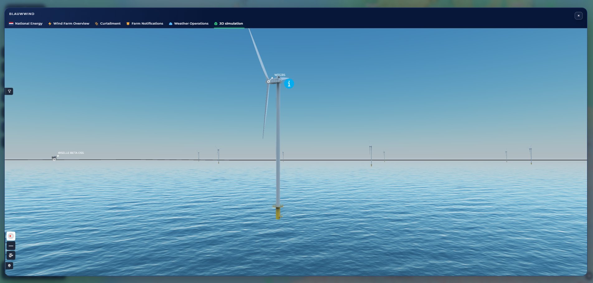 3D site walk-through, above the waterline